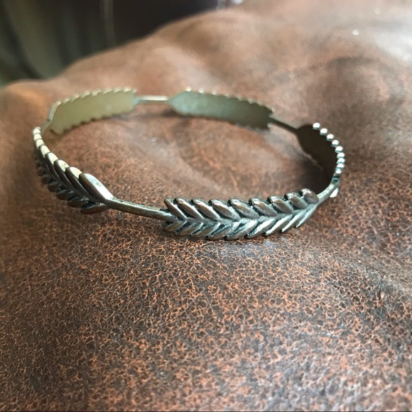 Silver-tone Boho Bangle - Picture 2 of 4
